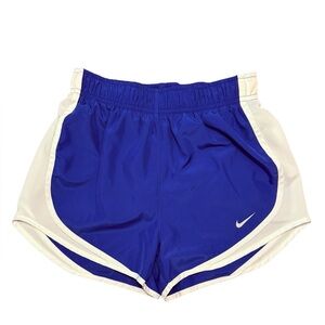 Women's Nike Dri Fit Tempo Running Short Royal Blue/White Size XS 3” Inseam